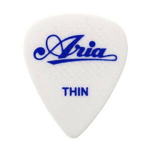 ARIA RUBBER GRIP Tear Drop THIN WH×10枚 ピック