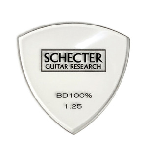 ギターピック 50枚 セット シェクター 1.25mm トライアングル型 SPD-EZ10CL SCHECTER