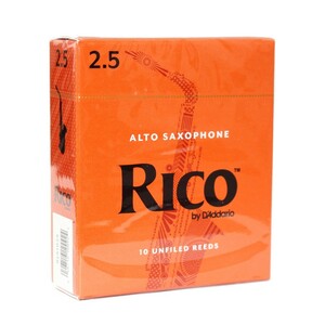 D'Addario Woodwinds/RICO RJA1025 リコ アルトサクソフォン リード 2.5 10枚入