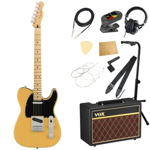 テレキャスター初心者セット アンプ付 フェンダー Player Telecaster MN Butterscotch Blonde エレキギター Fender 11点セット