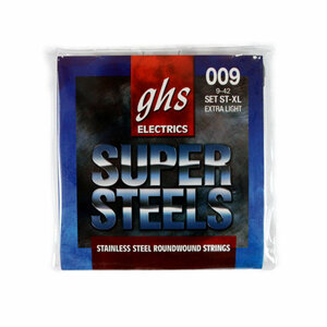 GHS ST-XL Super Steels EXTRA LIGHT 009-042 электрогитара струна ×3 комплект 