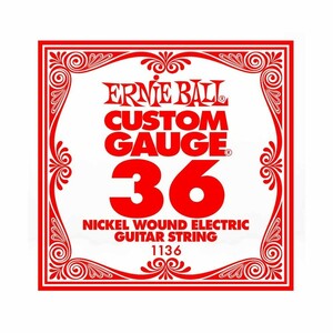 アーニーボール ERNIE BALL 1136 NICKEL WOUND 036 エレキギター用バラ弦