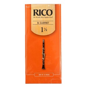 D'Adario Woodwinds/RICO RCA2515 RICO B ♭ Кларнетный свинец 1,5 25 штук