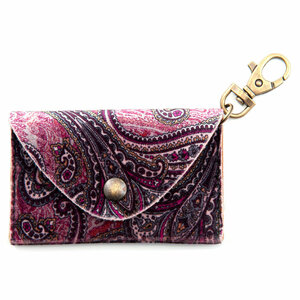 RightOn! STRAPS BIG PICK POUCH PAISLEY Burgundy мульти- сумка 