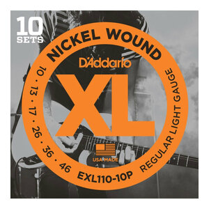 ダダリオ D'Addario EXL110-10P 10セットパック エレキギター弦