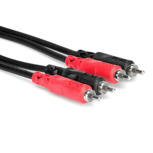 オーディオケーブル 3M RCA Hosa CRA-203 3m RCAオスx2-RCAオスx2 RCAケーブル 3メートル 赤白