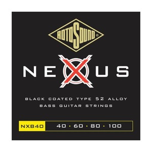 ロトサウンド ベース弦 1セット NXB40 Nexus Bass Medium Black Coated Type 52 Alloy 40-100 エレキベース弦 ROTOSOUND