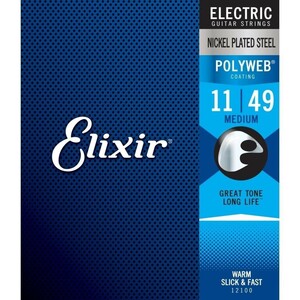 エリクサー ELIXIR 12100 POLYWEB Medium 11-49 エレキギター弦