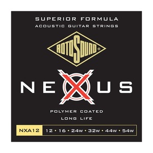 ロトサウンド ギター弦 3セット NXA12 Nexus Acoustic Medium Light 12-54 アコースティックギター弦×3セット ROTOSOUND