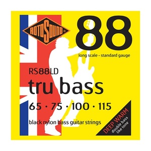 ロトサウンド ベース弦 1セット RS88LD Tru Bass 88 Standard 65-115 LONG SCALE エレキベース弦 ROTOSOUND