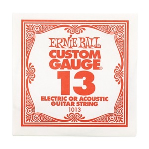 アーニーボール ERNIE BALL 1013 PLAIN STEEL ギター用バラ弦