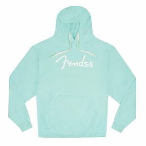 Fender フェンダー Spaghetti Logo Hoodie Daphne blue Mサイズ パーカー 長袖 ダフネブルー