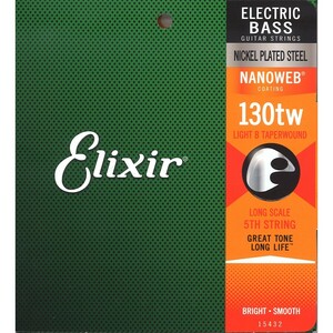  Elixir ELIXIR 15432 Custom String Shop NANOWEB Medium.130TW electric bass for rose string 