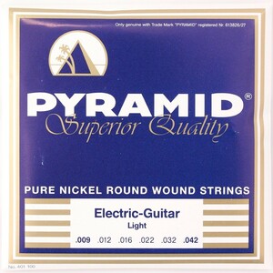 PYRAMID STRINGS EG Pure Nickel 009-042 エレキギター弦×6セット