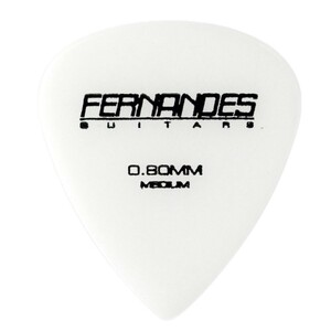 FERNANDES P-100SPA 0.8mm WH ピック×10枚