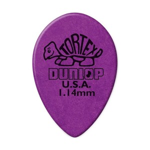 JIM DUNLOP 423R TORTEX SMALL TEAR DROP 1.14×12 sheets pick 