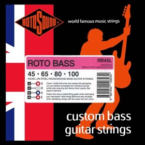 ロトサウンド ベース弦 1セット RB45L ROTO BASS NICKEL CUSTOM 45-100 エレキベース弦 ROTOSOUND