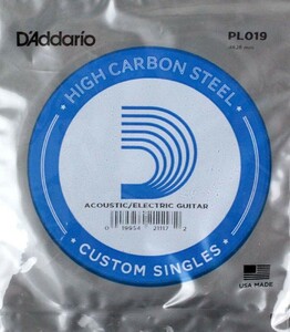  D'Addario D'Addario PL019 роза струна 