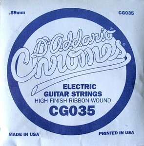 ダダリオ D'Addario CG035 Chromes Flat Wound バラ弦