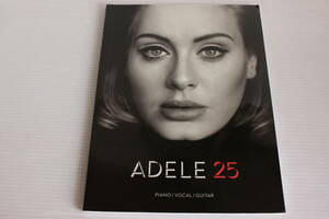 ADELE25　アデル　PIANO VOCAL GUITAR ピアノ ボーカル ギター　楽譜　洋書