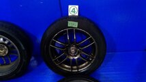 WORK エモーション 18インチ アルミホイール 18x7.5J オフセット+40 5穴 PCD：114.3 4本セット センターキャップ付 エルグランドから外し_画像8