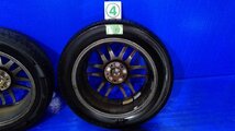 WORK エモーション 18インチ アルミホイール 18x7.5J オフセット+40 5穴 PCD：114.3 4本セット センターキャップ付 エルグランドから外し_画像9