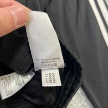 100円スタート♪ （16）adidas アディダス　トラックジャケット　サイズM相当　トレーニングジャージ　三本線　三段切り替え　袖リブ_画像7