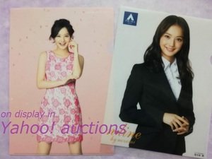  Sasaki .* clear file 2 pieces set (2 kind ) / Willcom WILLCOM Western-style clothes. Aoyama not for sale 