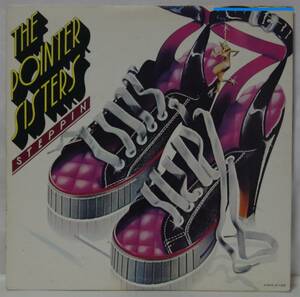  used LP record simple washing ending :THE POINTER SISTERS( The * pointer *si Star z) / STEPPIN( ste pin ) ( domestic record )