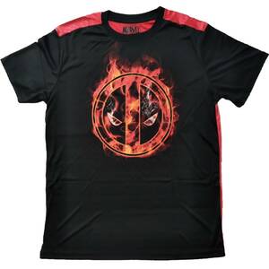 デッドプール Tシャツ　Lサイズ　Deadpool　marvel　マーベル アメコミ ストレッチ　