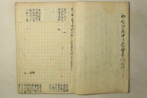 「秘伝首書 新撰碁経大全(古今名人上手抜書次第) 上中」写本 1冊｜本因坊道策 囲碁 棋譜 定石 江戸時代 古書 和本 古典籍 n28