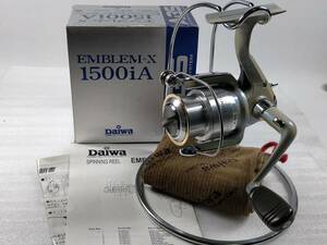 竝麥【日本製】 ダイワ エンブレムX 1500iA DAIWA EMBLEM-X スピニングリール （検 S Z 1000 1500 3000 4000 カルディア ルビアス 2803F