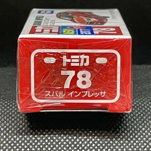 【新品】廃盤 トミカ No 78 スバル インプレッサ 【クリアケース厳重梱包】2017の画像5