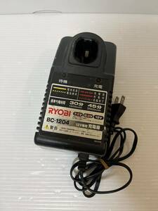 RYOBI 充電器 BC-1204 通電確認のみのジャンク品 