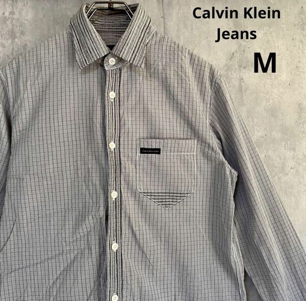 カルバンクライン　Calvin Klein Jeans 長袖シャツ　M