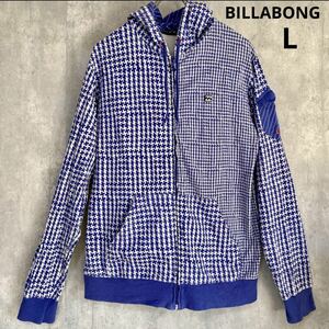 ビラボン　BILLABONG パーカー　L 綿100% 薄地