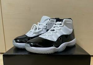 1円スタート NIKE ナイキ AIR JORDAN 11 US 11 29 378037-100 CONCORD BRED RETRO OG ジョーダン 4 3