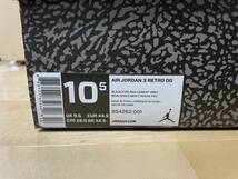 1円スタート NIKE ナイキ AIR JORDAN 3 US 10.5 28.5 854262-001 BRED CONCORD RETRO OG ジョーダン 11 4 CEMENT_画像3