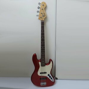 Ts772633 スクワイヤ byフェンダー ベース JBASS エレキベース レッド Squier by fender 中古