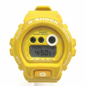 KR39801 カシオ 腕時計 デジタル G-SHOCK ヘザードカラー イエロー GD-X6900HT CASIO 中古