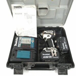 Ot234781 マキタ makita 充電式 インパクトドライバ　TD171D　中古