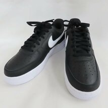 Ts485493 ナイキ スニーカー/靴 AIR FORCE 1 ´07 CT2302 002 白×黒 メンズ #26cm NIKE 未使用_画像1