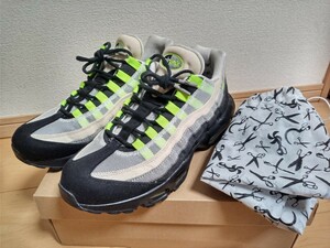 ナイキ×デンハム　エアマックス95　27cm　ブラック　ボルト　イエロー　airmax