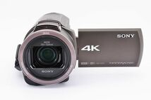 SONY FDR-AX45 HandyCam ハンディカム デジタル4K ビデオカメラ ソニー 大容量バッテリー(NP-FV100A)付き [A0167]_画像3
