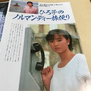 薬師丸ひろ子【ノルマンディー旅便り、TOSHIBAビュースターもう1回見たい、、】マットディロン【ターゲットロケ中】BKHYSR101