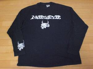 当時物 90s MERAUDER メラウダー ロンT Tシャツ NYHC AGNOSTIC FRONT STATE CRAFT MADBALL VISION OF DISORDER 25 TA LIFE CRO MAGS H2O