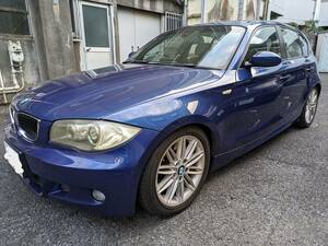 BMW130i　Mスポーツ　FRの6速MT　車検R7.10.30まで　走行8.1万㎞　程度良好　無事故実走行