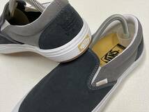 激レア!! VANS SLIPON Pro BMX グレー スエード キャンバス US8.5 (26.5cm) アメリカ企画限定!! スリッポン バンズ_画像3