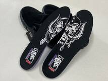 激レア!! VANS motorhead SLIPON 黒 スエード バンダナ付き POP CUSH US11.5 (29.5cm) アメリカ企画限定!! スリッポン バンズ_画像9