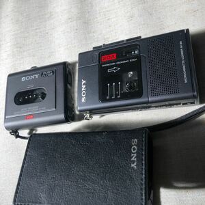 ジャンク　２個セット　SONY M-88　M-909　V-O-R　マイクロカセットレコーダー